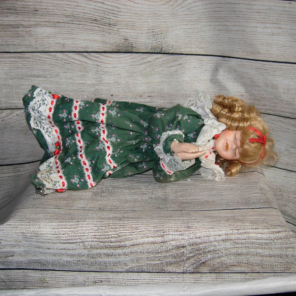 Collectible Memories Sleeping Porcelain Doll